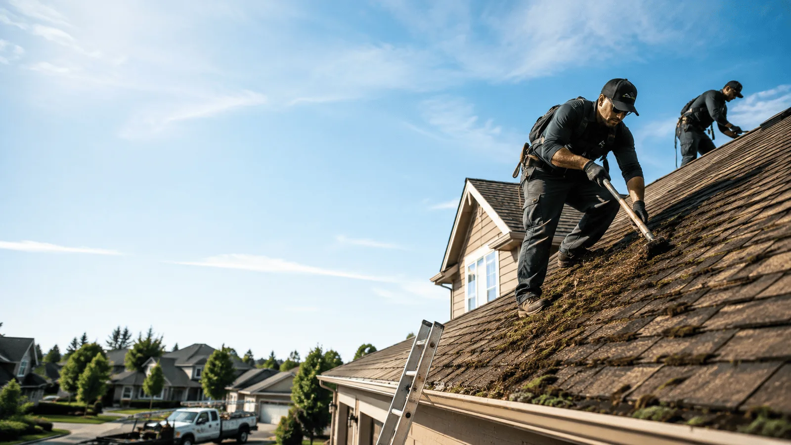Roof Moss Removal in Morral, OH near me